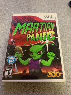 Nintendo Martian Panic - Green & Red Cover Artwork